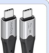 Thunderbolt 4 Cable 3.3FT 2 Pack, USB C to USBC Cord [40Gbps Data Sync/8K Display/240W Fast Charg...