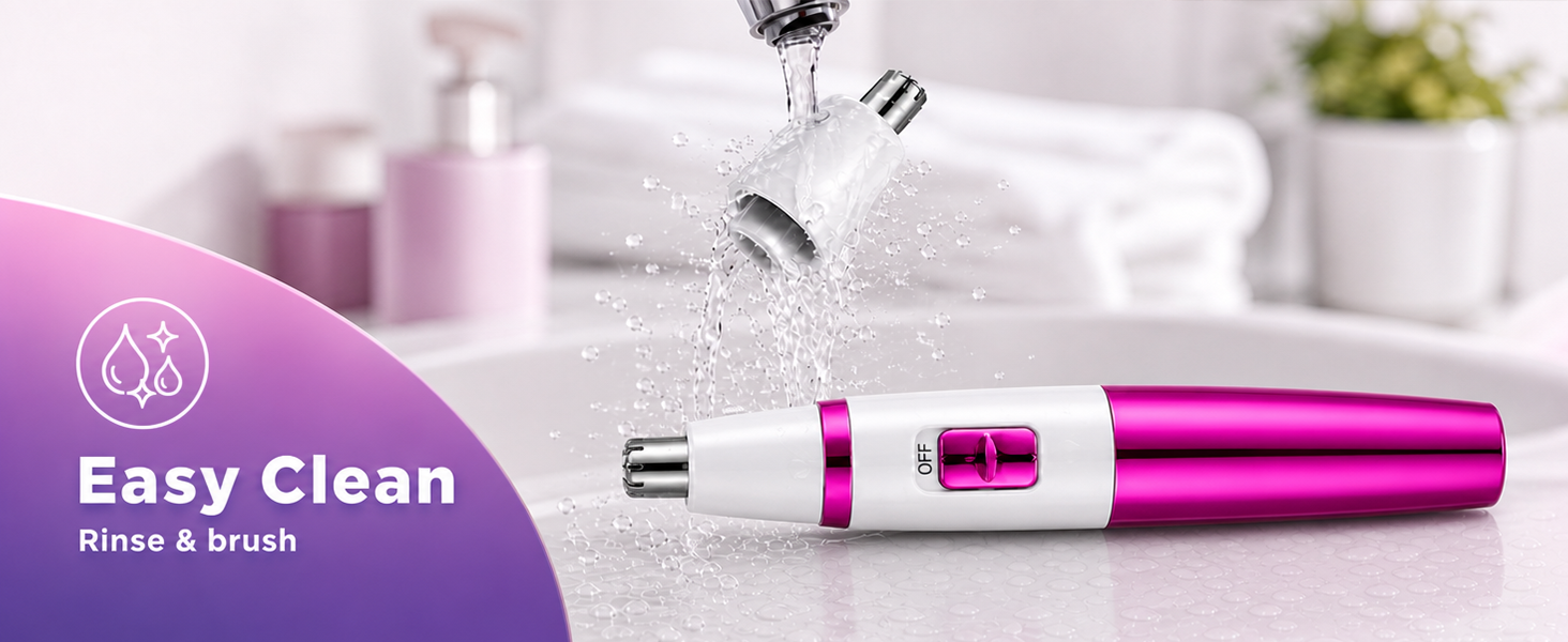 Ear and Nose Hair Trimmer for Women