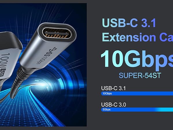 usbc extension right angle cable