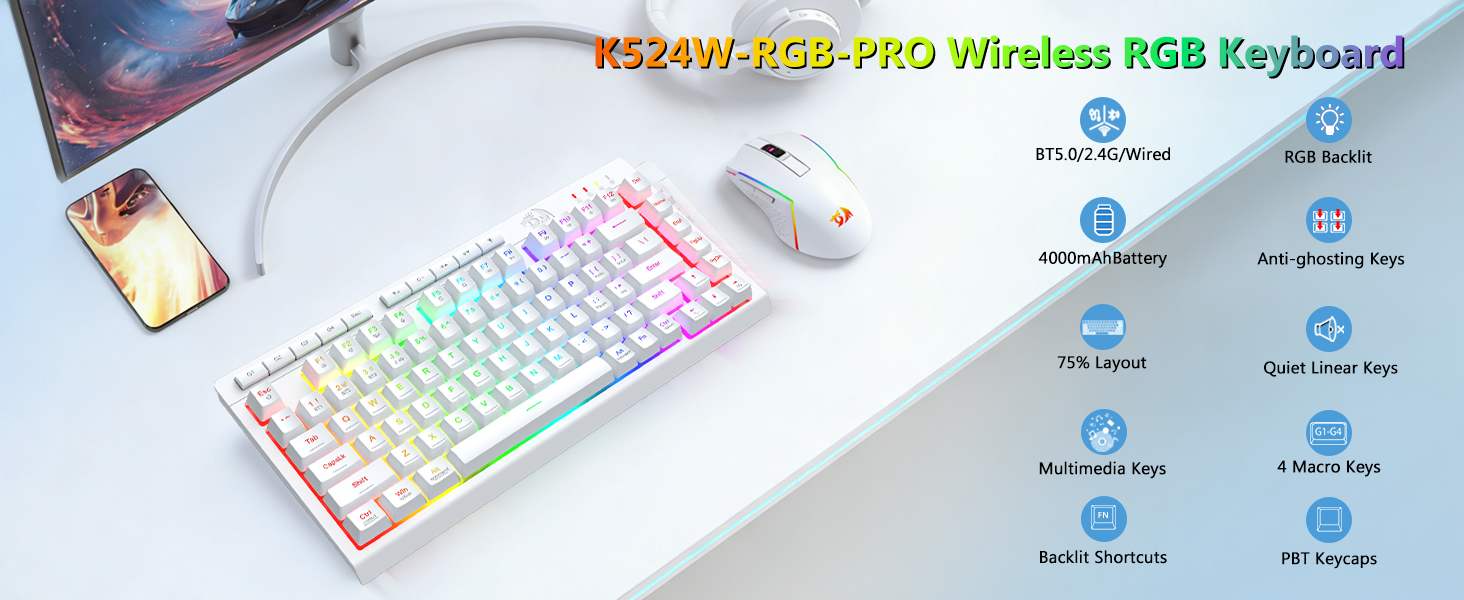 wireless gaming keyboard