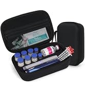 Peptide Case for Fridge & Travel, Dual 3ml 10ml 30ml Vial Case Organizer for BAC Water for Peptid...