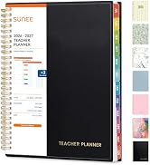 SUNEE Teacher Planner 2026-2027 Academic Year, Lite Lesson Planner Book with 7 Periods Jul 2026 -...