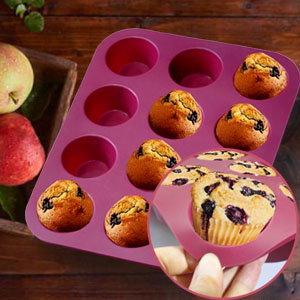 silicone muffin pan