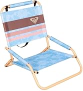 ROXY Low Beach Chair – Lounge Chair Outdoor, Lightweight, Folding, and Portable Seating – Beach D...