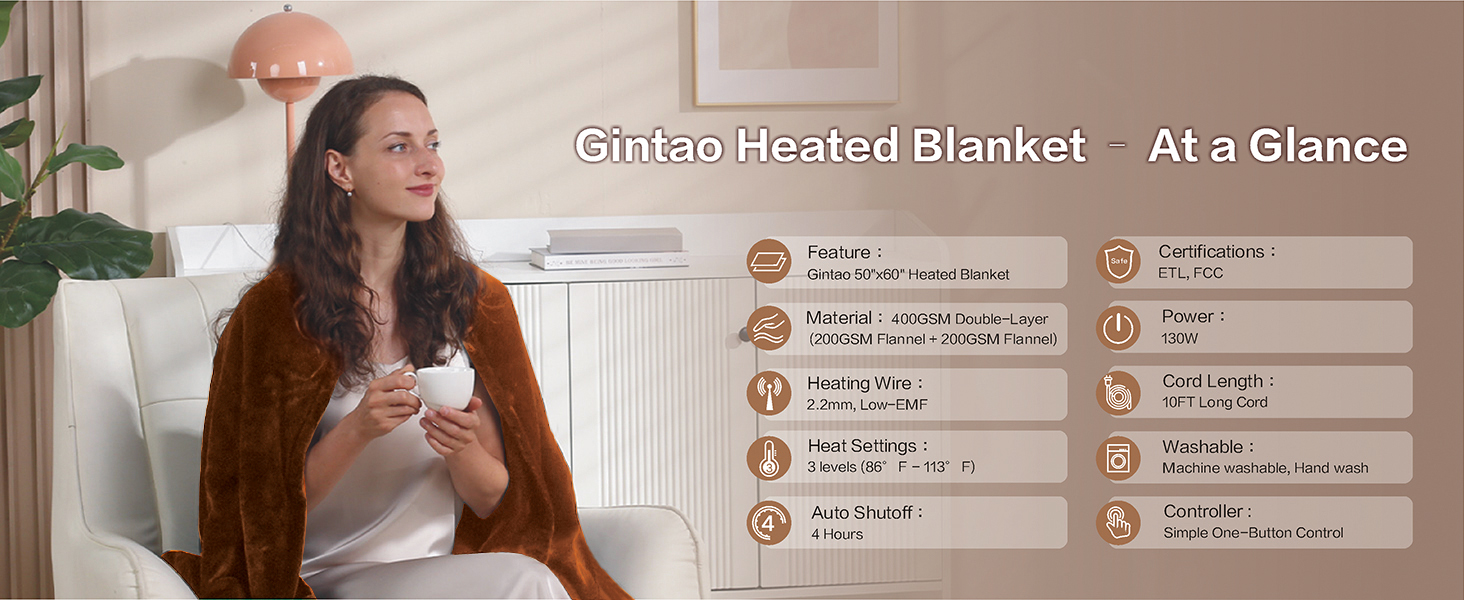 electric Throw blanket