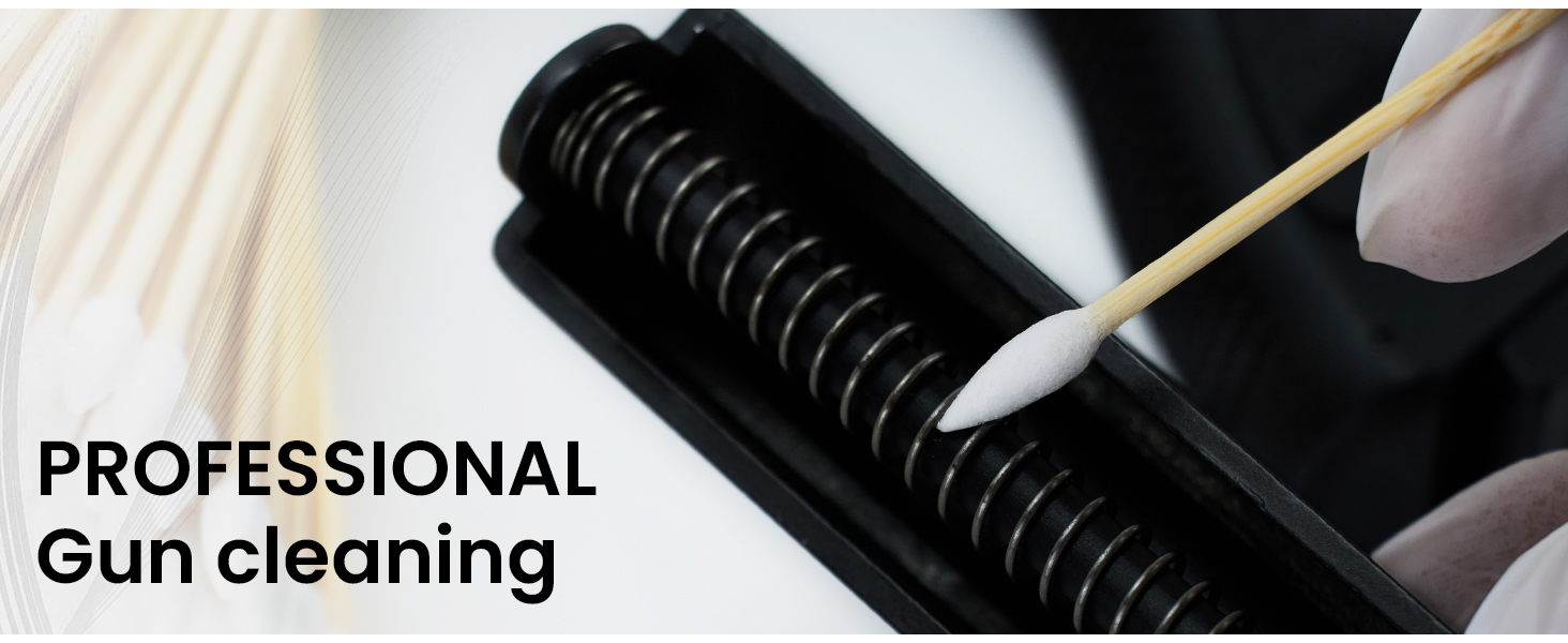 gun cleaning swabs