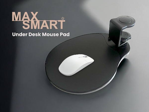under desk mouse pad keyboard