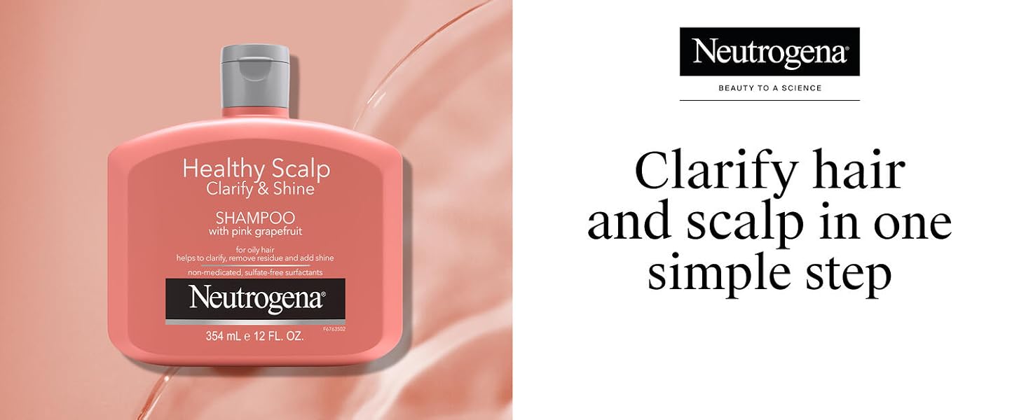 clarifying shampoo anti-residue anti-build-up hair scalp shine exfoliating