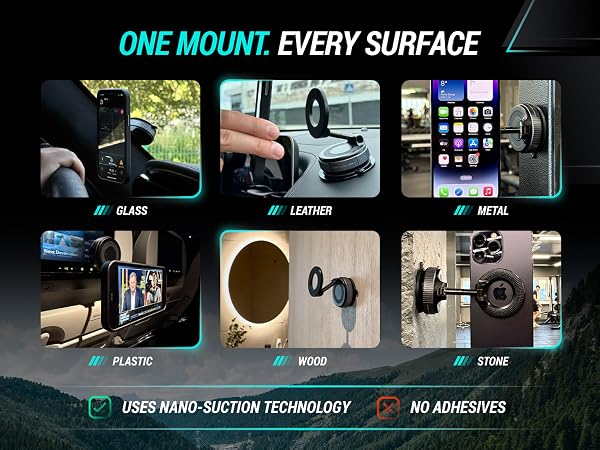 One mount. every surface.