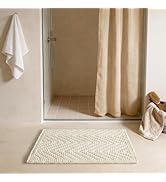 Sunfly Waffle Bath Mat, Boho Bathroom Rugs Non Slip Washable Super Absorbent Quick Dry Farmhouse ...