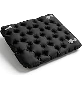 YEEKORO Inflatable Seat Cushion, Lightweight Camping Air Sitting Pad with Repair Cloths, Waterpro...