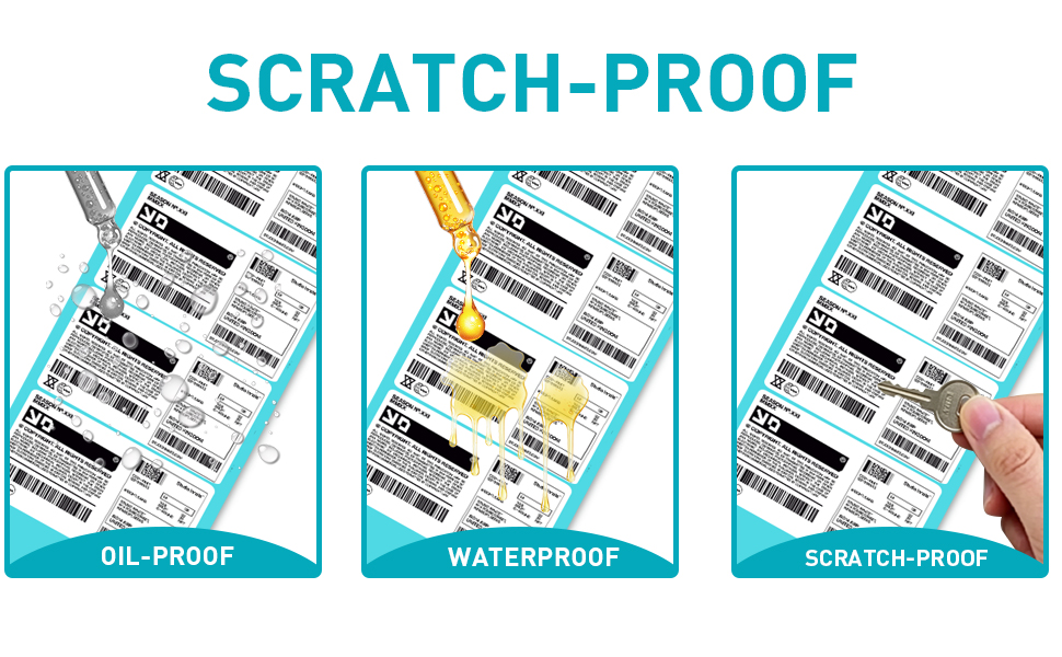 waterproof thermal labels