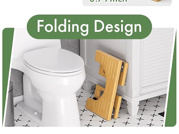 foldable toilet stool