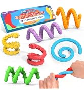 Fidget Toys Silicone Sensory Sticks, Textured Calming Sensory Toys for Kids with Autism, Autism T...