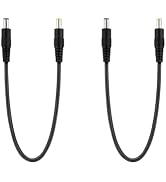 IMIYORE 1ft 5.5x2.1mm to 5.5x2.5mm Male to Male 12V DC Power Extension Cord for LED Strip Lights ...