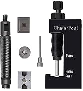 Chain Breaker & Riveting Tool for Motorcycle Bike ATV 520 525 530 Chain, Heavy Duty Jumbo Chain Tool