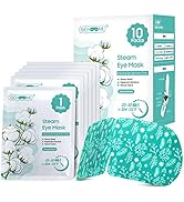 BeHoomi Steam Eye Mask, 10 Packs Eye Masks for Dark Circles and Puffiness Heated Eye Mask Warm Ey...
