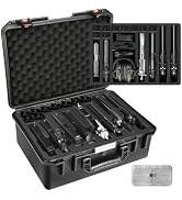 Pistol Gun Case for Multi Handguns - Hold Multiple Pistols & Magazines, Pre-cut Waterproof Hard S...