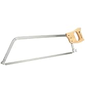 GreatNeck BUS22 Bone Saw 22 Inch, Game and Meat Saw, Solid Steel Frame, High Carbon Blade, Hardwo...