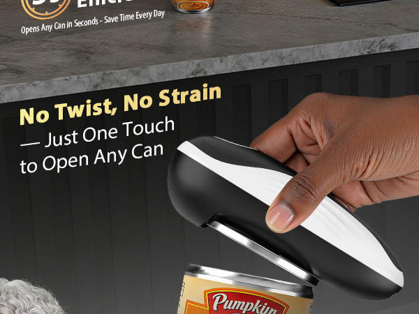 side cut can opener automatic shut off can opener magnetic lid lifter can opener
