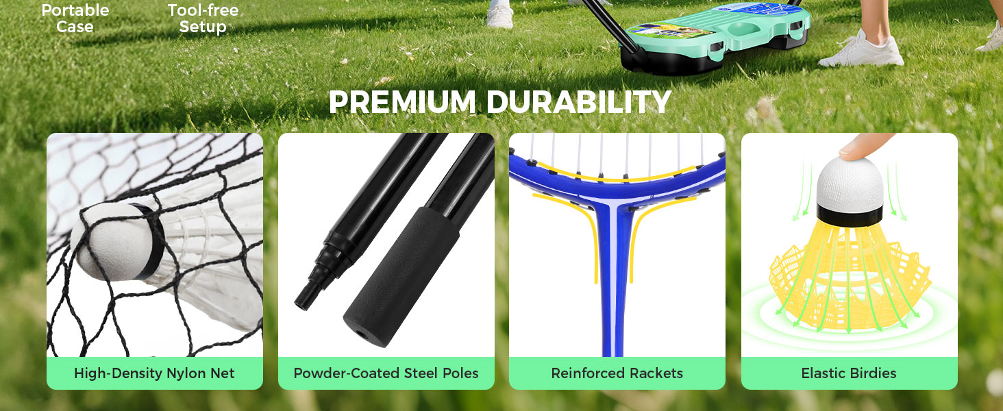 badminton set badminton sets for backyards portable badminton net sets bad mittens set
