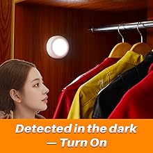 LED Motion Sensor Lights, Stick on Lights, Puck Lights, Closet Lights,Night Lights, STAR-SPANGLED