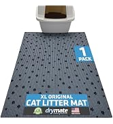 Drymate Cat Litter Box Mat, Litter Trapping Mat, Waterproof, Urine-Proof, Absorbent, Machine Wash...