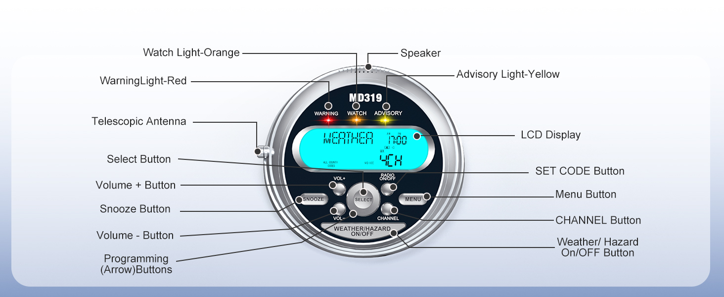 noaa weather alert radio for home