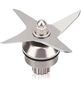 Wet Blender Blade Replacement Part, Premium Stainless Steel Ice Blade Assembly Cups Repair Replac...