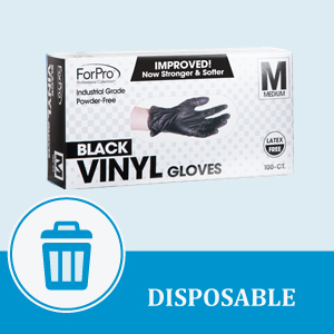 ForPro Powder Free Vinyl Gloves