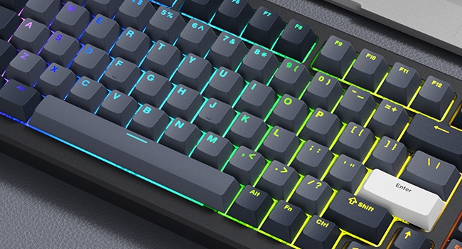 Shine Through Keycaps, PBT Keycaps 60 65 75 100 Percent Cherry Profile Custom Key caps Set