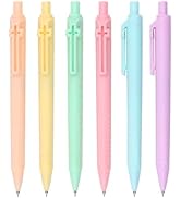 FlyMeaning Cross Clip Bible Journaling Gel pens,0.7mm Black Ink Retractable Pen,Great Gift for Wo...
