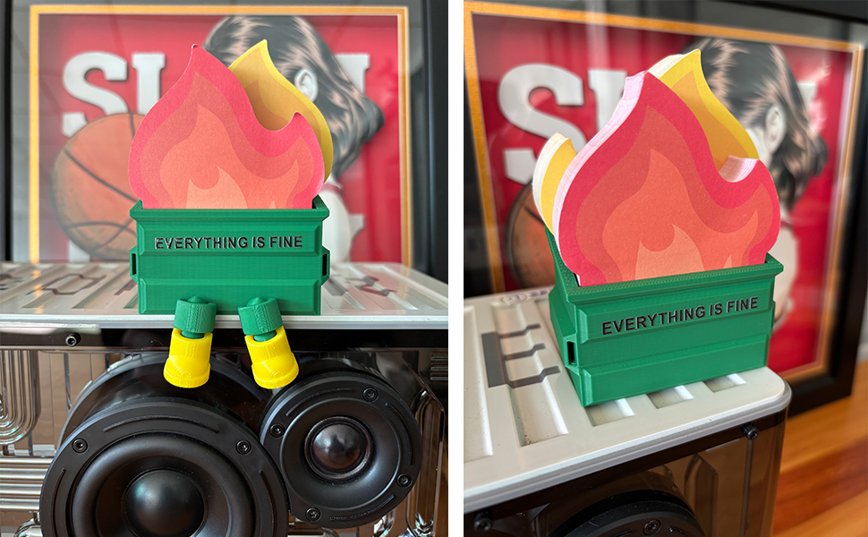 fire sticky notes