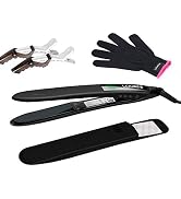 Titanium Flat Iron Dual Voltage Auto Shut Off Hair Straightener,LOVANI 450F High Heat Temperature...