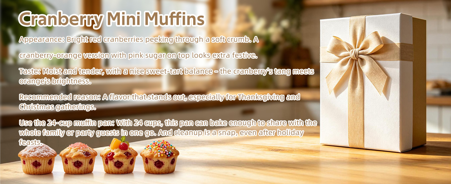 Cranberry Mini Muffins