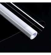 Clear Contact Paper Vinyl Wrap Plastic Self Adhesive Wall Protector Film | Transparent Kitchen Ba...