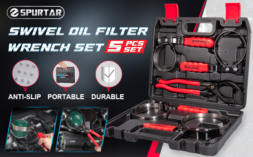 swivel oil filter wrench set