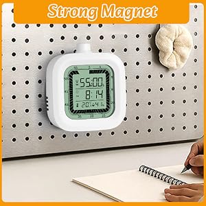 digital visual timer clock magnet timer