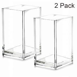 clear pencil holder