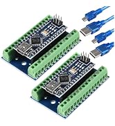 2 - Piece Set: Mini Controller Board Modules for Nano V3.0 ATmega328P Compatible with Arduino, Co...