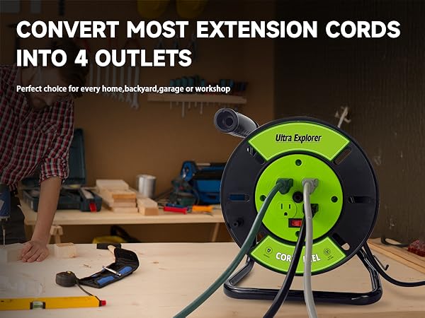 reels for extended cord