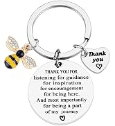 PLwelth Bee Keychain for Women Men Cute Bee Keyring for Teacher Students Thank You Graduation Bir...