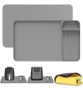 Large Silicone Mat for Air Fryer, 26x16 Inch Heat Resistant Countertop Protector Mat for Kitchen,...