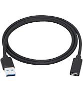 Toeasor USB 3.0 Type A Male to USB 3.0 Type C Female Connector Converter Adapter Compatible with ...