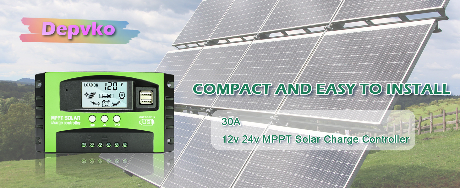 30A MPPT solar charge controller