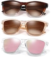 kunchu Polarized Sunglasses Womens Trendy Classic Retro Womens Sunglasses Men Driving Sun Glasses...
