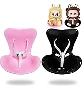 LUFEEMGA 2 Set Car Seat for Labubu Dolls, Miniature Air Vent Clip Doll Seat for Car, Cute Car Orn...