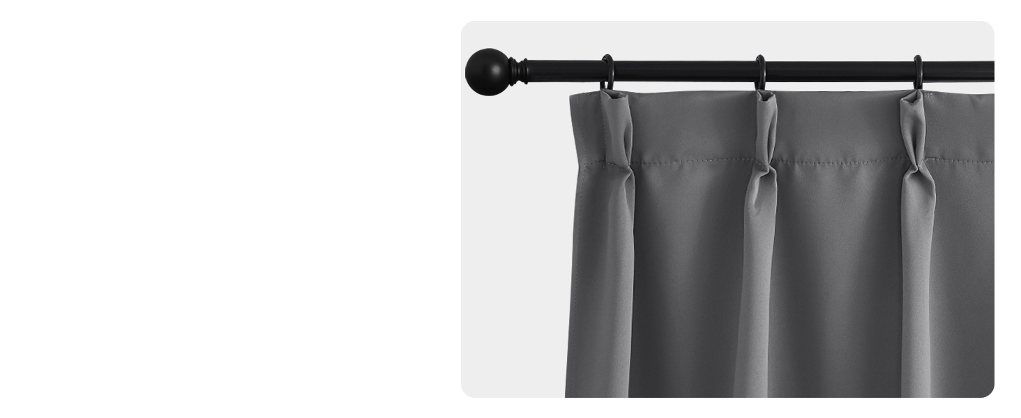 PINCH PLEATED