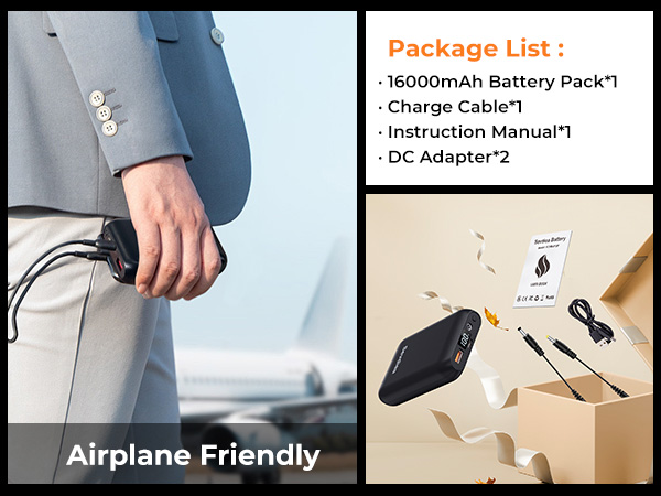 heated vest battery pack