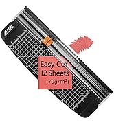 ArtAt A4 Portable Paper Cutter: 12 inch Paper Trimmer Scrapbooking Tool for Photo Gift Cards Kraf...